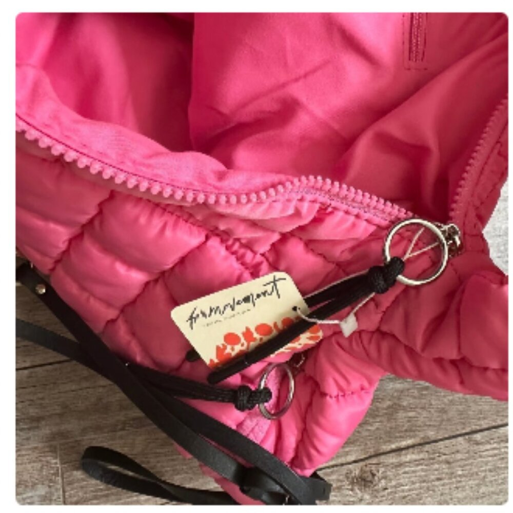 Free People FP Movement Quilted Carryall Pink Bubblegum  - FACTORY SEALED - Picture 14 of 16
